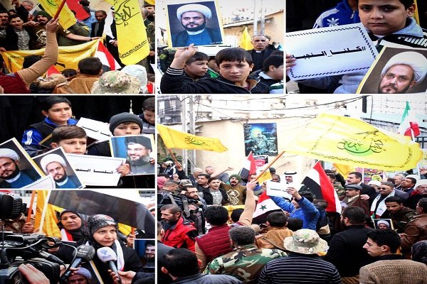وقفة تضامنية مع حركة النجباء في سوريا ضد مشروع أمريكا