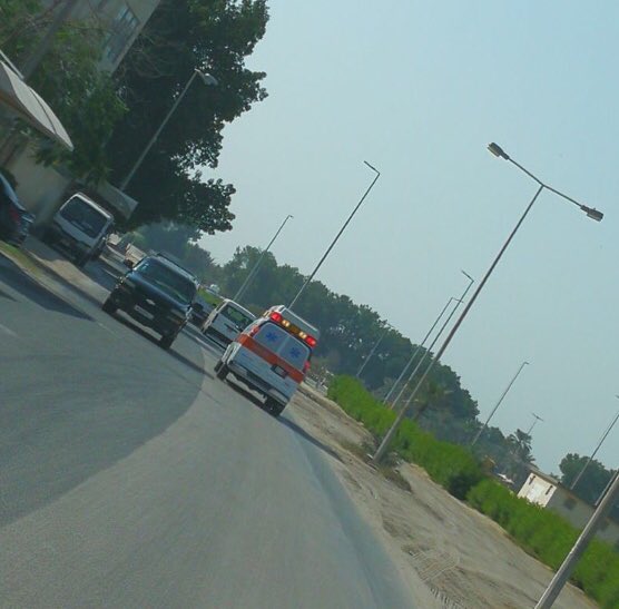 سيارة الإسعاف وصلت الى منزل آية قاسم مع طاقم تصوير عسكري ودون تنسيق مسبق