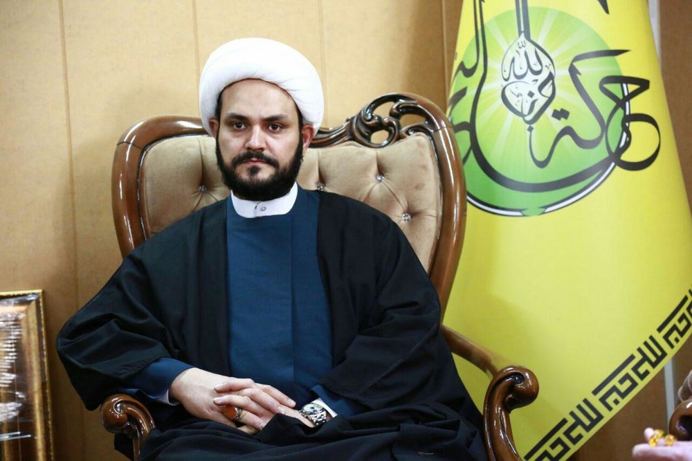 الأمين العام لحركة النجباء : لن نسكت عن الانتهاك الصارخ والخطر الذي يواجهه آية الله قاسم