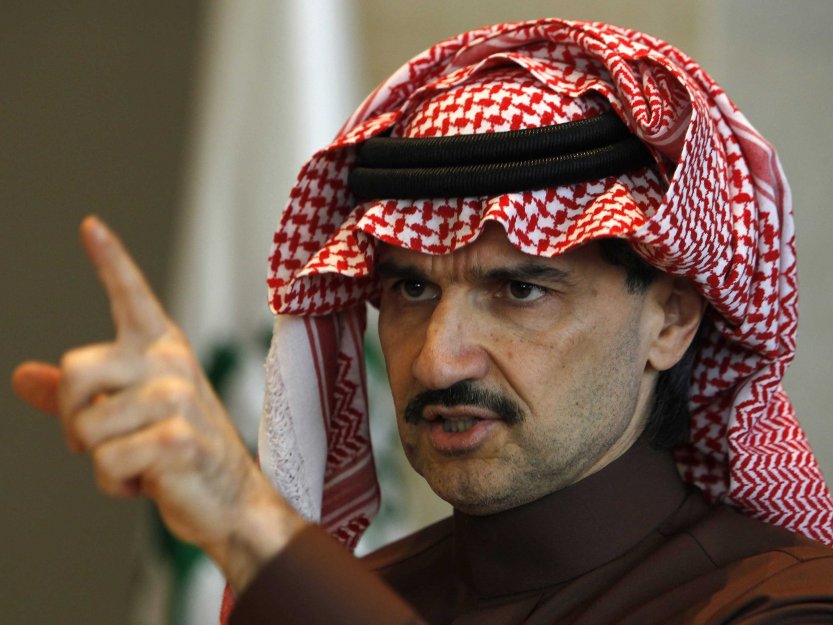الوليد بن طلال يطالب بتحقيق دولي عقب احتجازه في الرياض