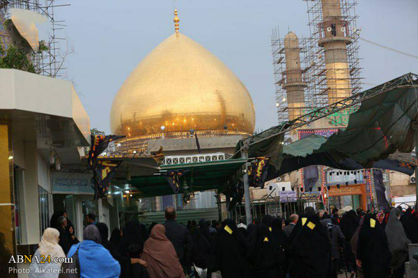 Fotos: irakische Stadt Samara am Tag des Märtyrertums von Imam Hassan (a.s)