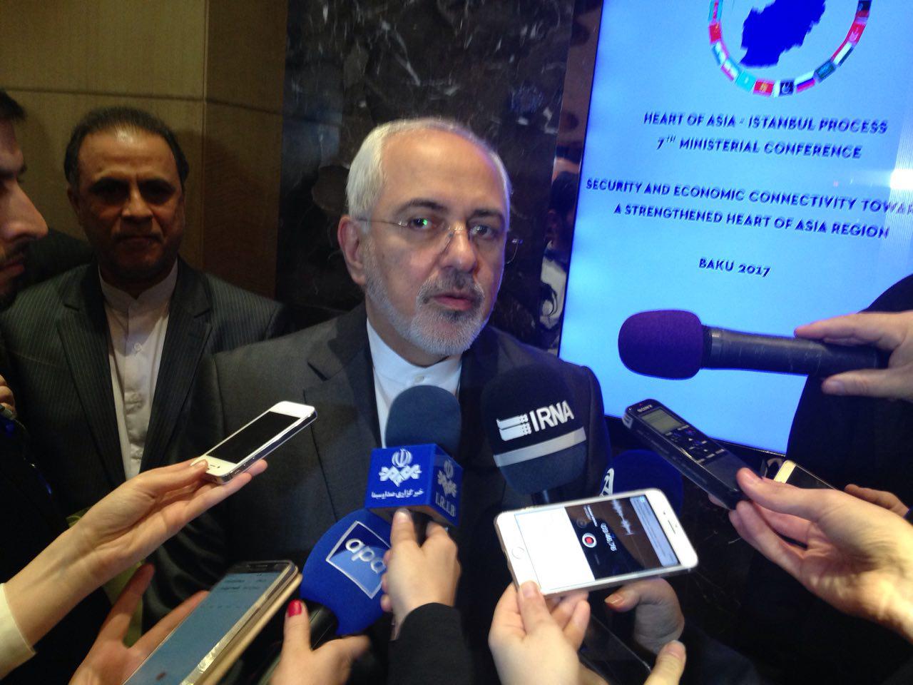 Iran's Zarif warns against spread of ISIS in Afghanistan