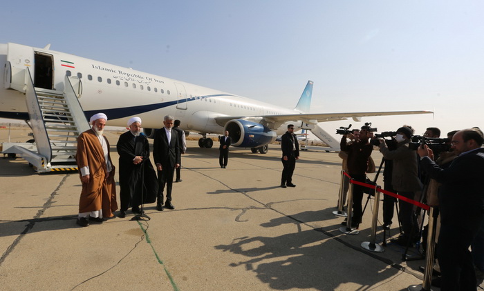 President Rouhani arrives in Sistan and Baluchistan province