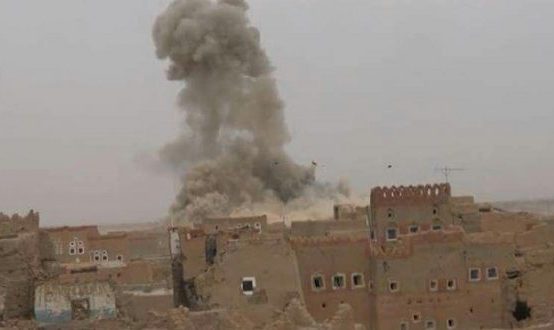 العدوان السعودي يقصف مواقع في صنعاء دعما لصالح للسيطرة على العاصمة