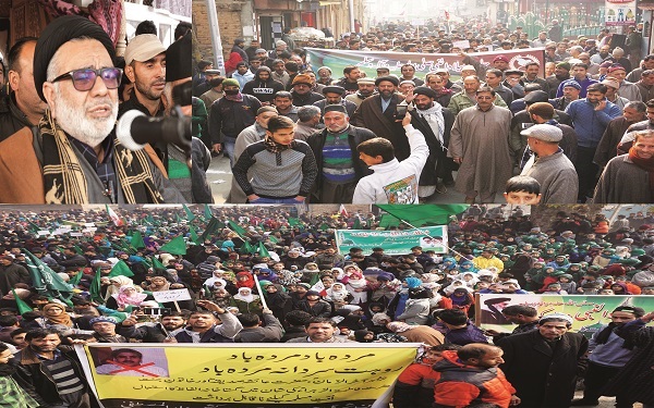  جڈی بل سرینگر میں آغا حسن کی قیادت میں عظیم الشان جلوس میلاد النبیؐ