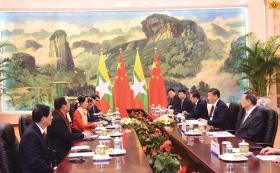 ပါတီခ်င္းပူးေပါင္းေဆာင္ရြက္ေရး တ႐ုတ္သမၼတစီက်င္းပင္က ေဒၚေအာင္ဆန္းစုၾကည္ထံ ေတာင္းဆုိ