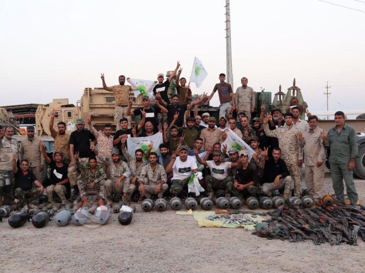 الحشد الشعبي يعثر على معسكر تدريب وورشة تفخيخ لداعش ببادية الجزيرة