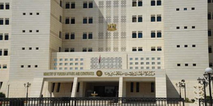 Syrian Foreign Ministry warns Israel against continuing its attacks, supporting terrorist groups