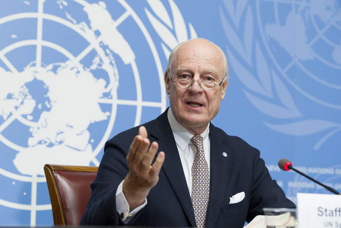 De Mistura reaffirms intra-Syrian talks in Geneva must be without preconditions