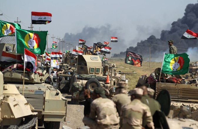 الحشد الشعبي يعلن اكتمال العمليات العسكرية والسيطرة الكاملة على الحدود "العراقية_السورية"