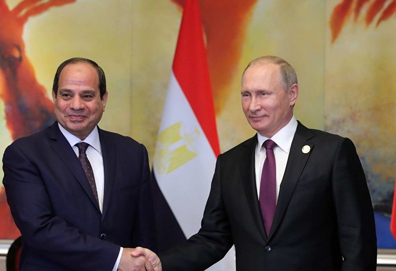 الرئيس الروسي يزور مصر 