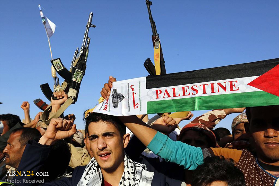 تقرير مصور/ تظاهرات واسعة في اليمن تضامنا مع فلسطين ضد قرار ترامب 