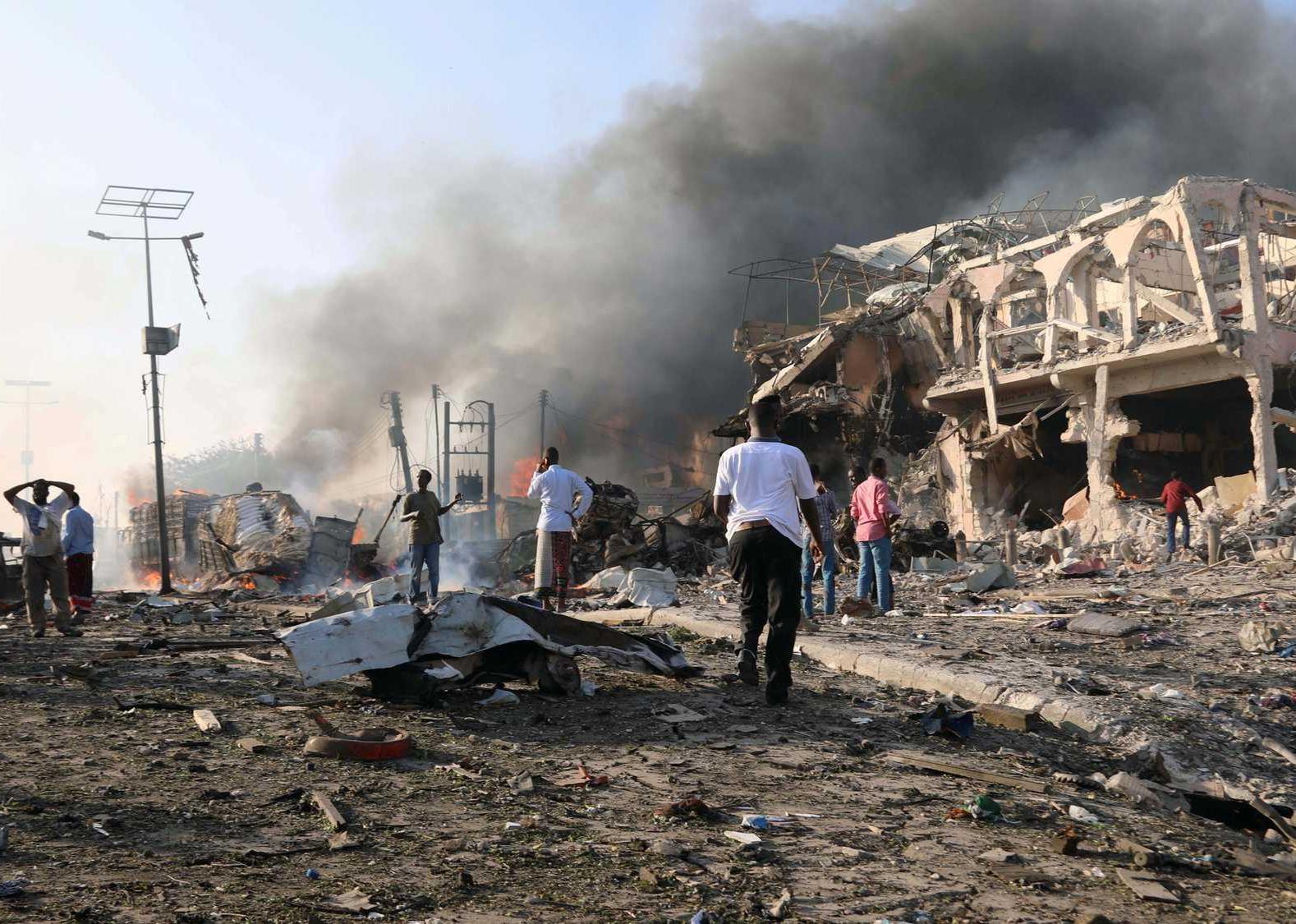 عشرات القتلى في هجوم دام استهدف الشرطة الصومالية
