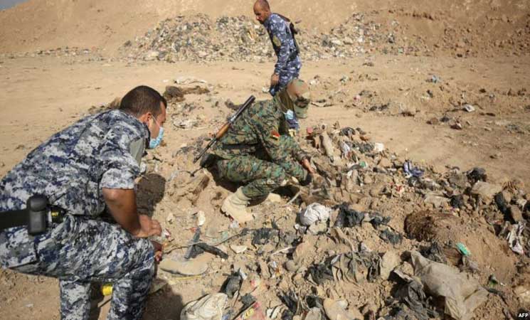 العثور على مقبرة جماعية شمال غرب نينوى
