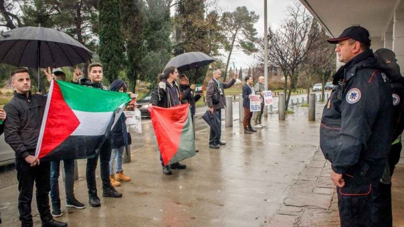 U Podgorici održan protest protiv Trumpove odluke o Jerusalemu