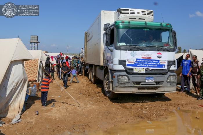 العتبة العلوية المقدسة تنقل أكثر من 650 نازحا إلى مناطق سكناهم في الموصل