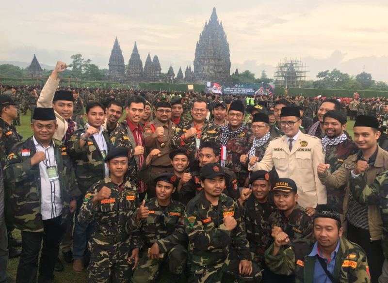 Rekatkan Persaudaraan, Banser NU dan Pemuda Muhammadiyah Gelar Apel Kebangsaan