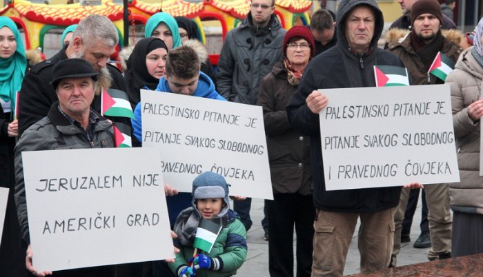 Građani Tuzle podržali borbu Palestinaca za Jerusalem