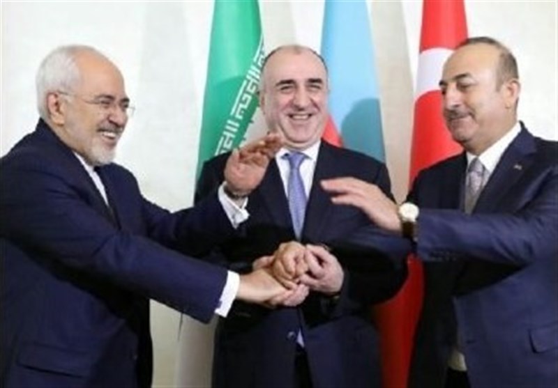 باکو میں ایران، ترکی اور آذربائیجان کے سہ فریقی اجلاس کا آغاز