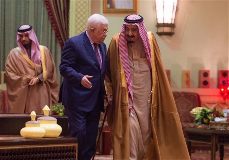 سعودی بادشاہ کی فلسطینی صدر سے ملاقات
