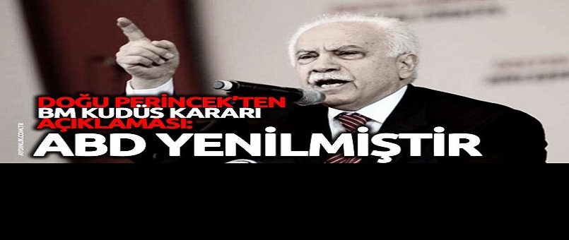 Doğu Perinçek: Amerika yenilmiştir
