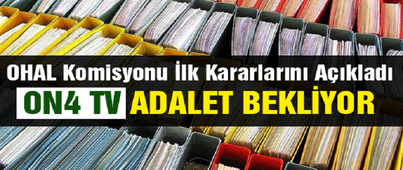 OHAL Komisyonu İlk Kararlarını Açıkladı