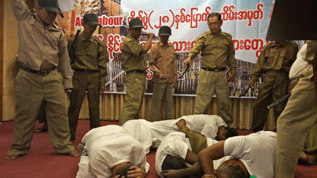 သာယာဝတီေထာင္ျပန္ ႏုိင္ငံေရးအက်ဥ္းသားမ်ား (Anti Labour) တုိက္ပြဲ ၂၈ ႏွစ္ေျမာက္ အထိမ္းအမွတ္ ေတြ႔ဆံု