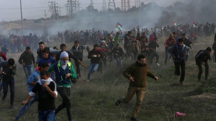 Israelisches Regime setzte Giftgas zur Auseinandertreibung der Demonstranten ein 