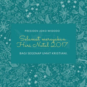 Twitter dan Facebook, Presiden Jokowi Ucapkan Selamat Natal