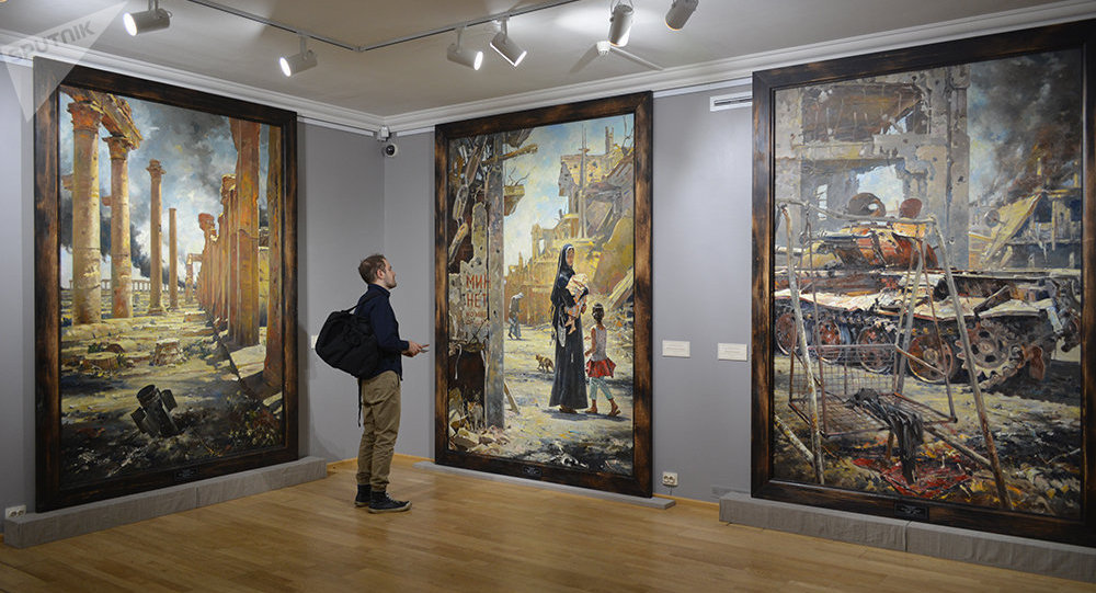 تقرير مصور/ الأرض السورية... بريشة الفنان الروسي