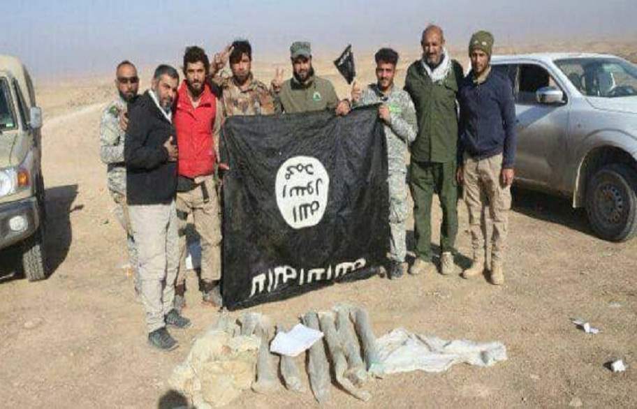الحشد الشعبي يدمر معسكرا لداعش ويقتل ثلاثة عناصر داخله في جبال حمرين