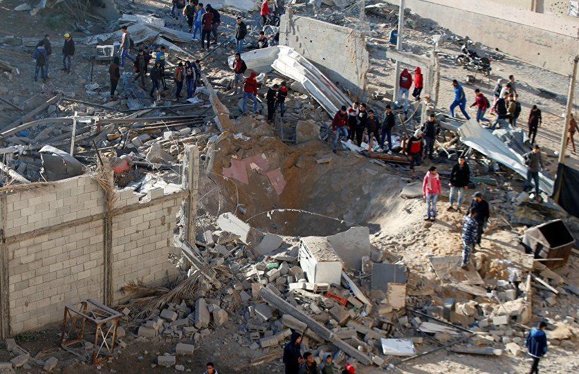سلاح الجو الإسرائيلي يستهدف موقعا لـ"حماس" جنوب غزة