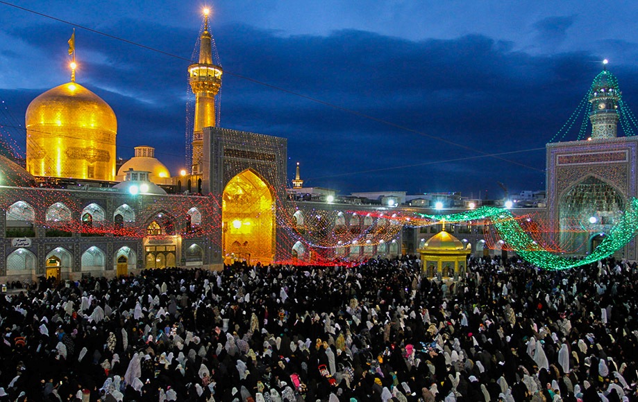 Irish youth converts to Islam in Imam Reza Holy Shrine