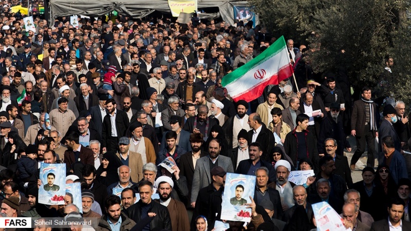Ana Gudanar Da Gagarumar Zanga-Zangar Goyon Bayan Gwamnati A Halin Yanzu A Nan Tehran