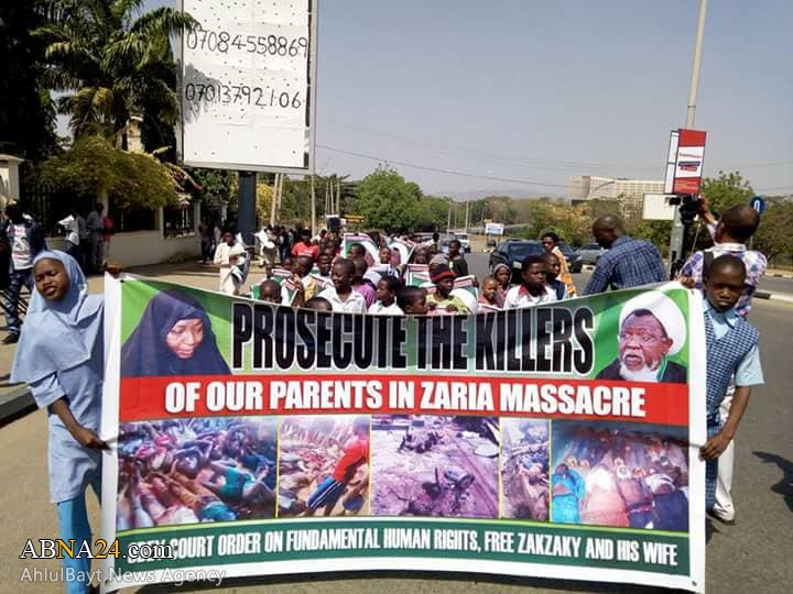 School children stage Free Zakzaky protest in Abuja
