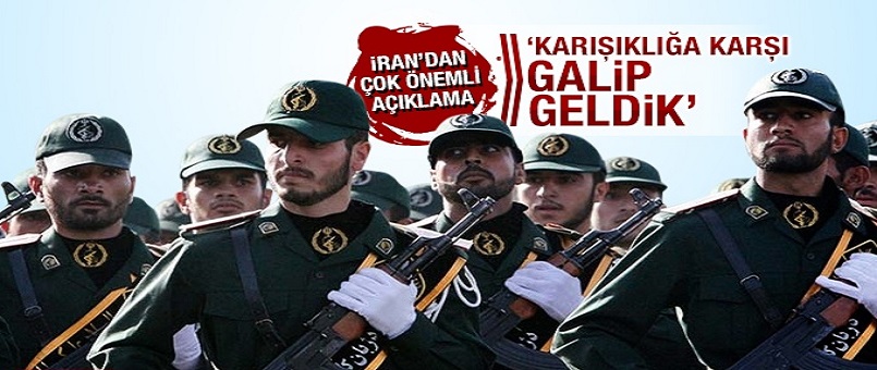 İran: Karışıklığa karşı galip geldik