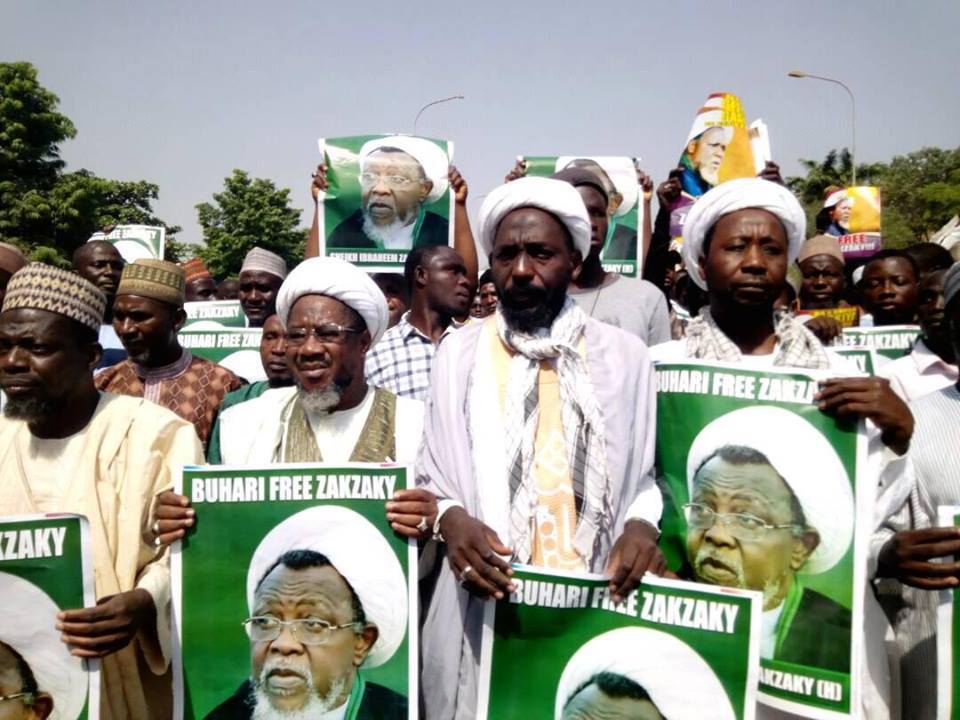 Énorme protestation pacifique pour libération Zakzaky gratuit à Abuja1