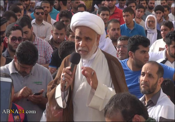 اعتقال الشيخ "حمزة الديري" من قاعة المحكمة بعد تأييد حكم بسجنه سنة واحدة في قضية اعتصام الدراز
