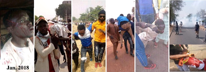 How Nigerian police forcefully suppressed pro-Sheikh Zakzaky's protesters; 3 killed & several injured, arrested