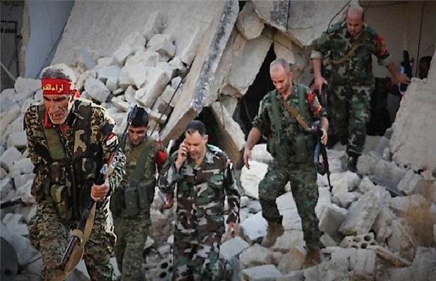 Фәләстинлиләр Идлибдә Сурија ордусуна јардыма ҝәлди