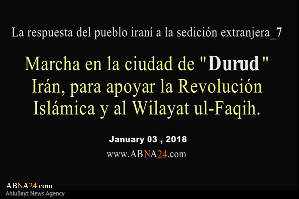 Vídeo / Marcha en la ciudad de "Durud" Irán, para apoyar la Revolución Islámica y al Wilayat ul-Faqih.