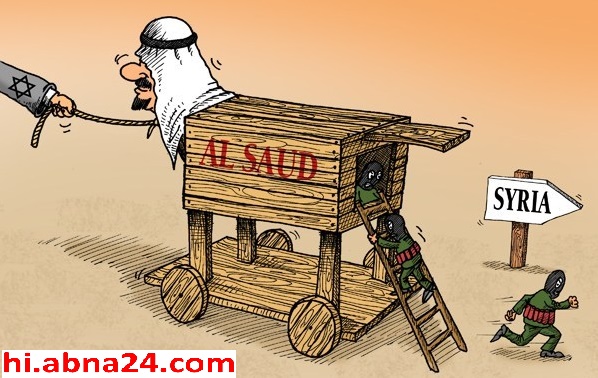 सीरिया की बर्बादी में आले सऊद की भूमिका। CARTOON