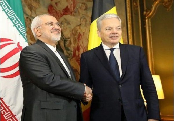 برسلز میں ایران اور بیلجیئم کے وزراء خارجہ کی ملاقات