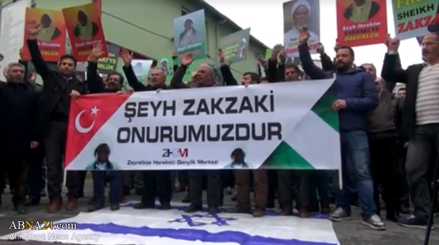 Mass 'Free Zakzaky' protest in Istanbul, Turkey