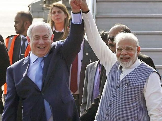 اسرائیل کے دہشتگرد وزیر اعظم ہندوستان میں