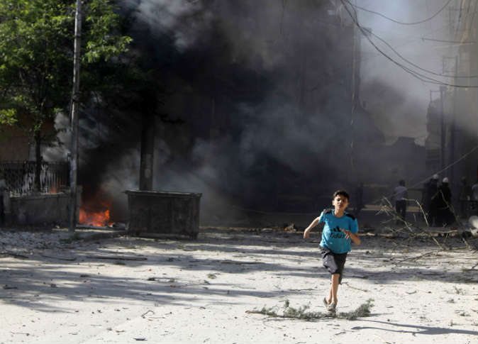 مقتل و جرح 4 مدنيين جراء اعتداء إرهابي بالقذائف في حلب