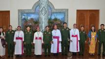 စစ္ေဘးေရွာင္ျပည္သူမ်ားကို ပိုမိုကူညီရန္ ကက္သလစ္ဆရာေတာ္မ်ားက တပ္မေတာ္ကာကြယ္ေရးဦးစီးခ်ဳပ္ကို ေျပာၾကား