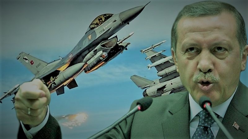 Әрдоған дәстәк вердији террор груплашмасы илә бирҝә Сурија торпагларына тәҹавүз етди