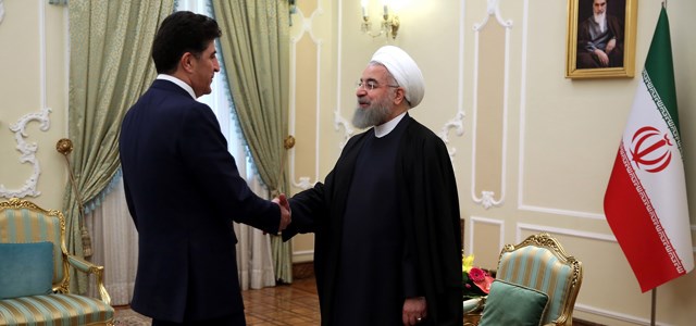 نێچیرڤان بارزانی و رووحانی لە تاران کۆبوونەوە