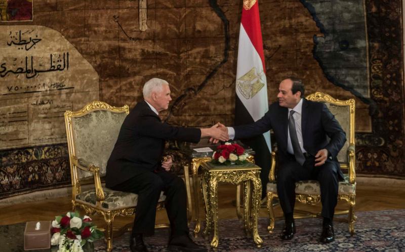 US Vice President tells Egypt's Sisi Jerusalem recognition